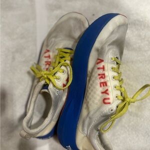 Tretorn Kids Sneakers - White, Blue, and Yellow